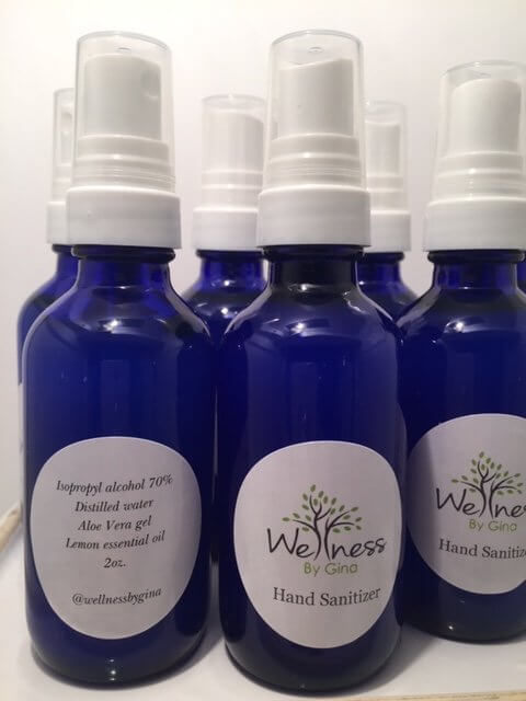 Wellness by Gina, Hand Sanitizing Spray